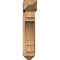Ekena Millwork Merced Arts and Crafts Rough Sawn Bracket w/ Offset Brace, Western Red Cedar, 8"W x 30"D x 38"H BKT0806X30X38MRC03RWR - alternate 4